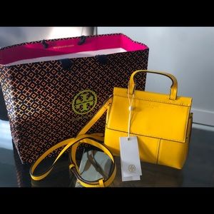 NWT Tory Burch Yellow bag!